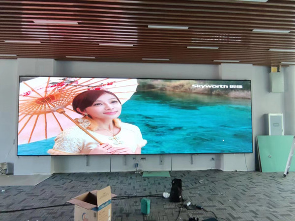 抚顺P1.53led小间距屏安装案例